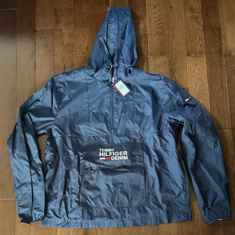 Tommy Hilfiger Charcoal Hooded Anorak - NWT